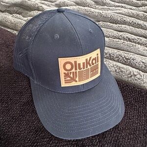 OluKai Dark Mesh Trucker Hat